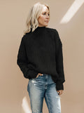 Luisa | Pull à col roulé en tricot à motif torsadé pour femmes