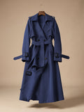 Emilia | Manteau trench pour femmes à double boutonnage avec ceinture à nouer Coupe ample