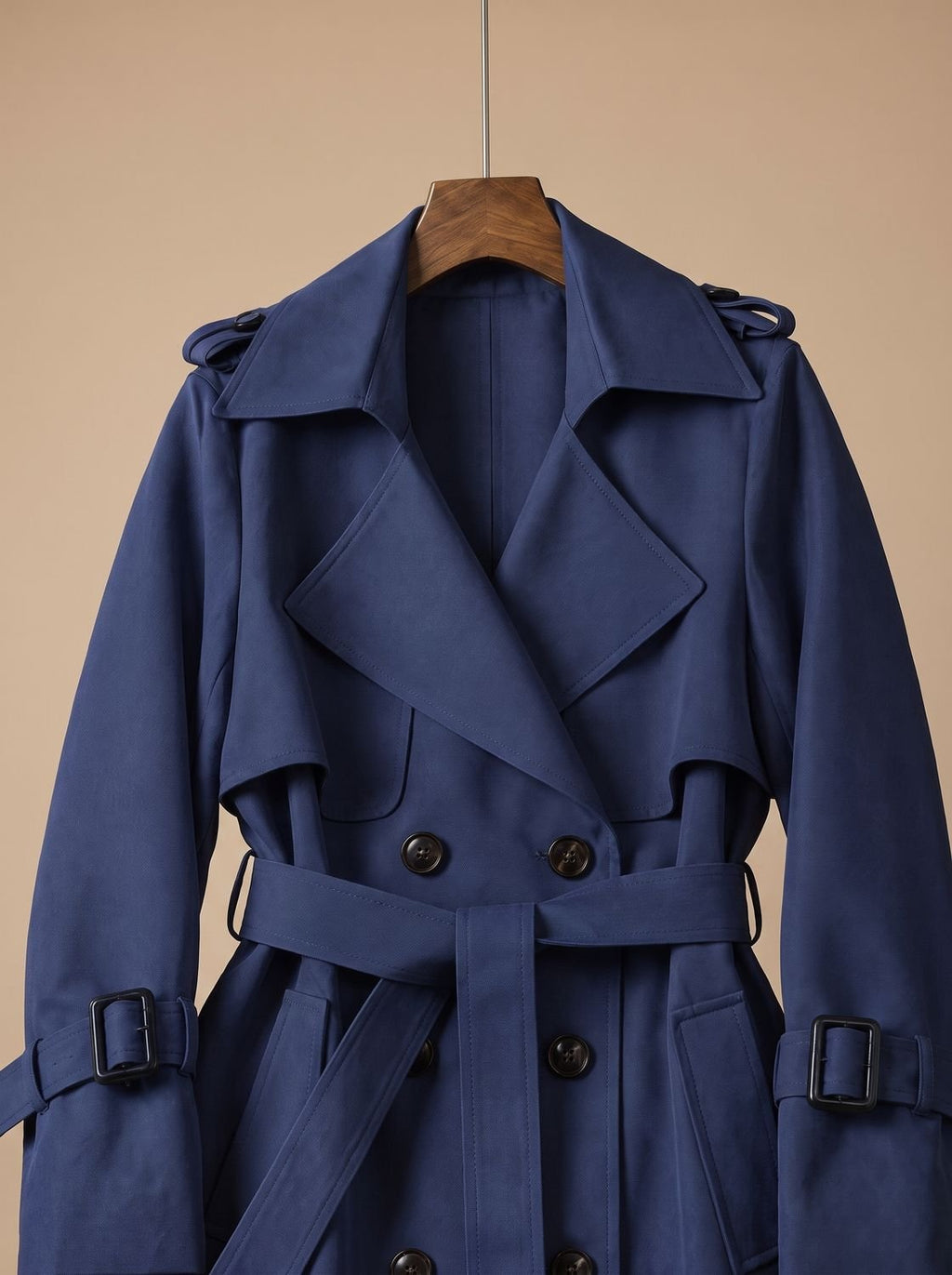 Emilia | Manteau trench pour femmes à double boutonnage avec ceinture à nouer Coupe ample