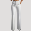 Delphine | Pantalon large taille haute pour femmes