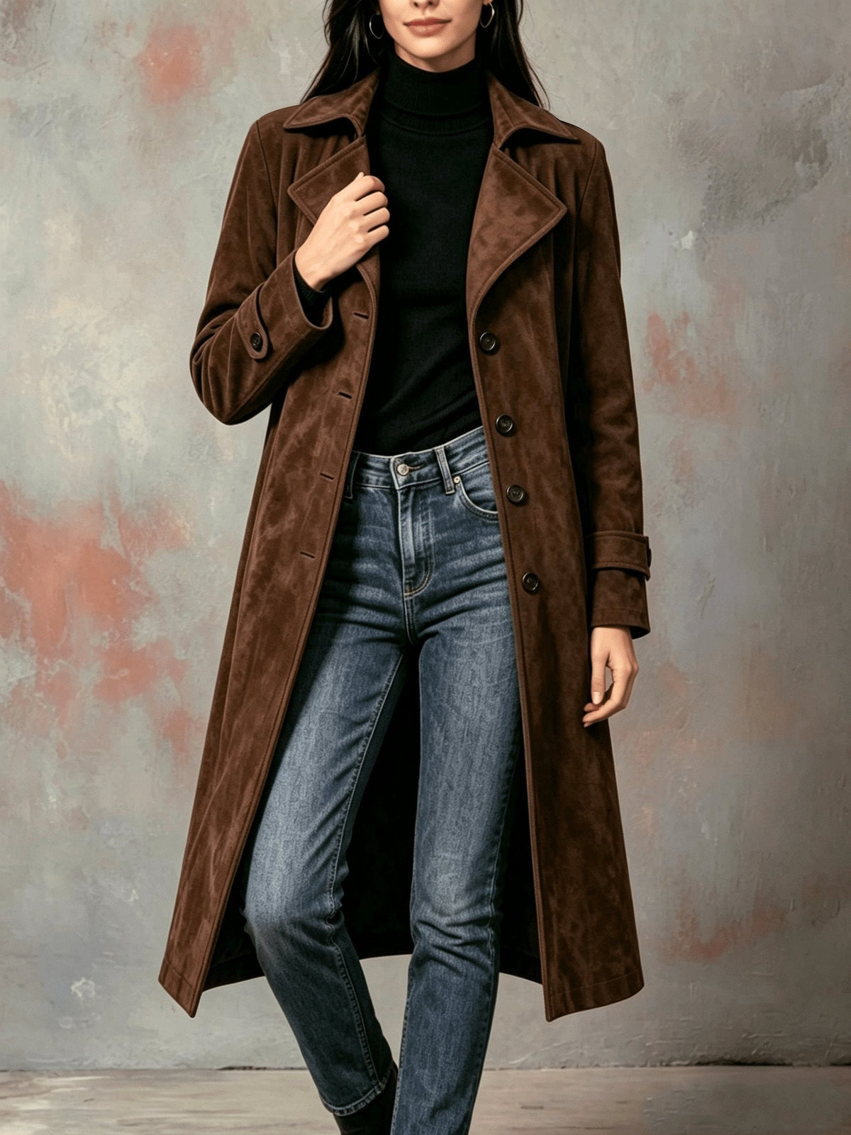 Freya | Trench-coat long classique et polyvalent