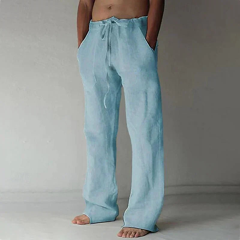 Davide - Pantalon en lin décontracté