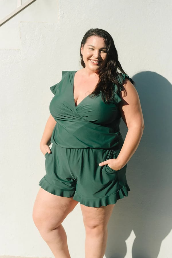 Reana™ – Maillot de bain à volants avec soutien-gorge