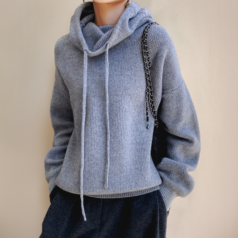 Sandra - Pull Col Roulé Oversize Élegant et Chaud