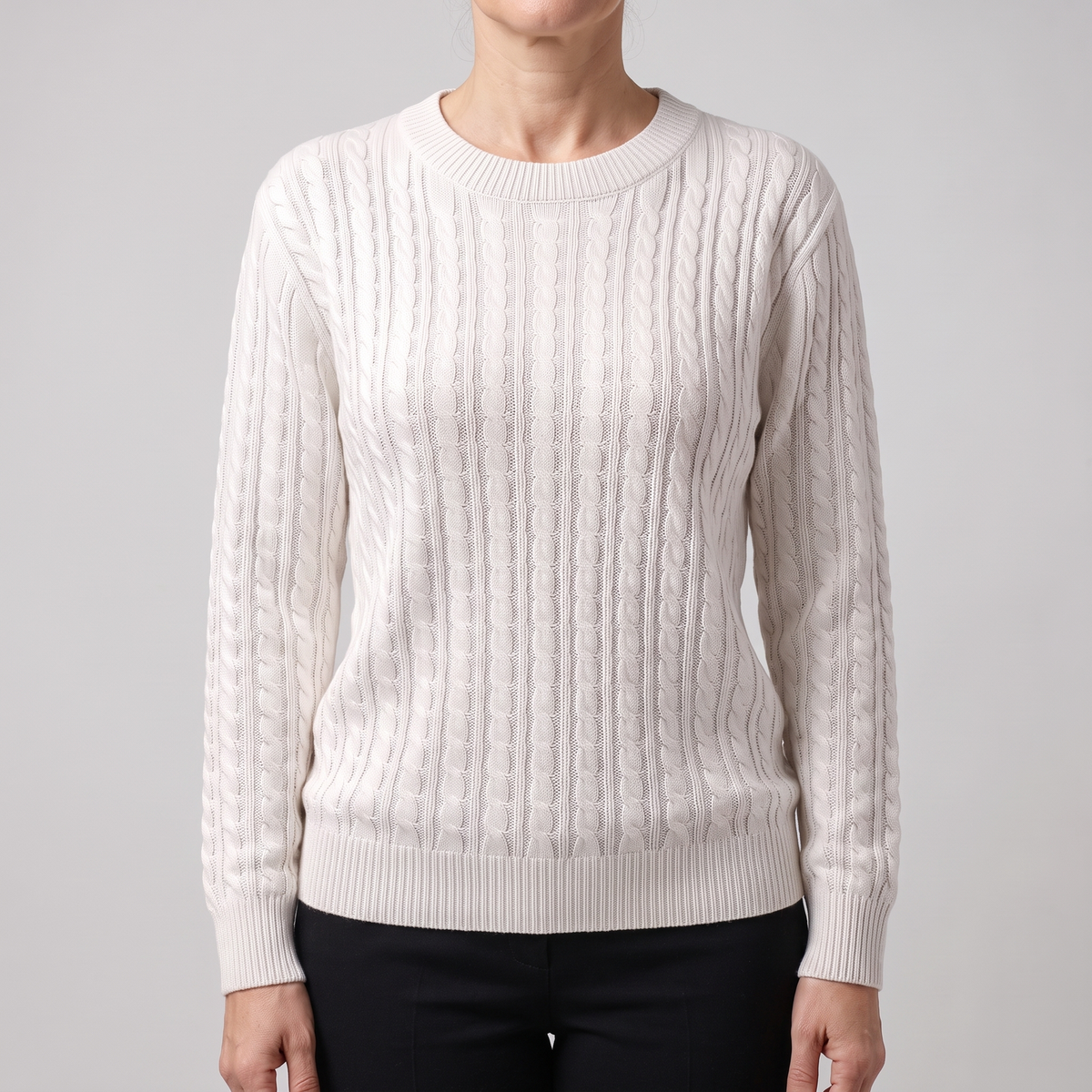 Christina | Pull en Tricot Doux et Intemporel pour Femmes avec Motif en Relief