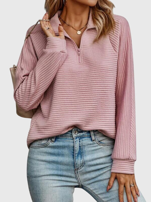 Abigail | Pull Élégant avec Fermeture Éclair