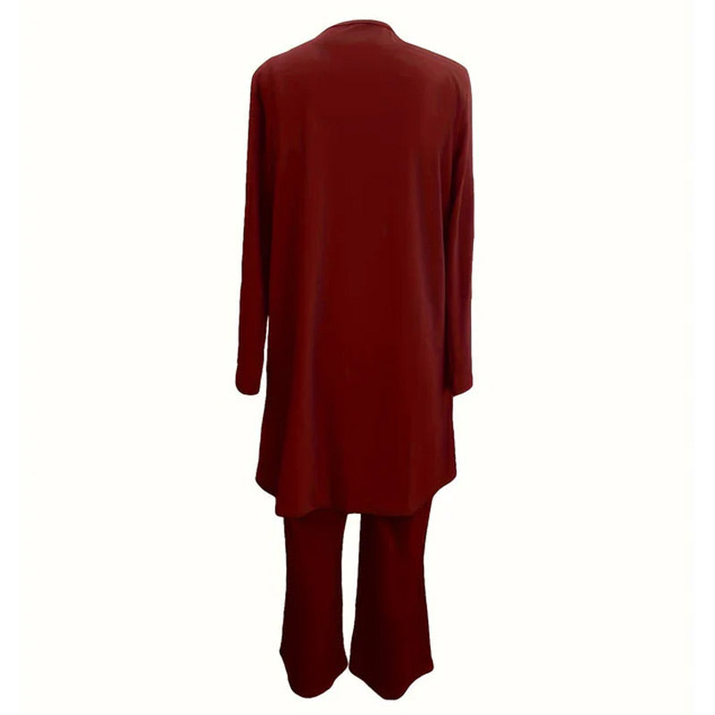 Ensemble chic 3 pièces pour femmes en coupe Relaxed Fit