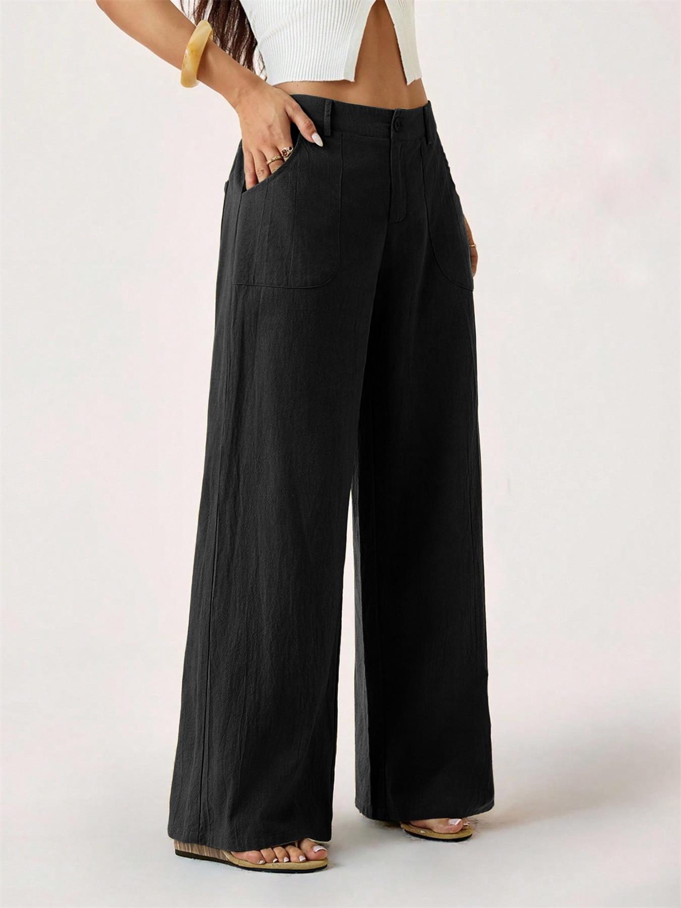 Oaklynn | Pantalon large élégant avec coupe classique