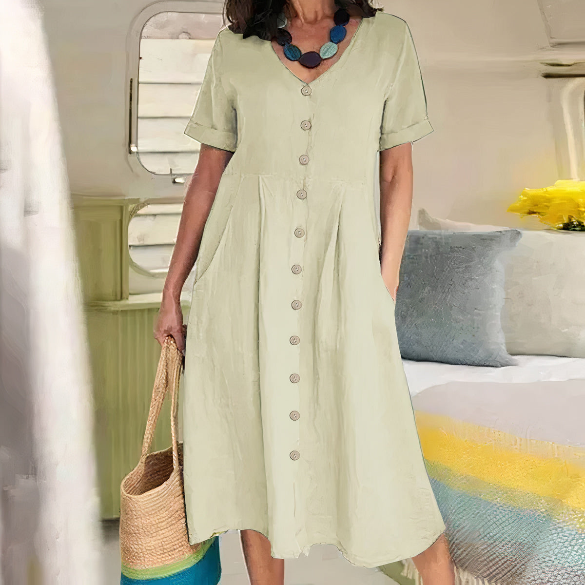 Briar - Robe à boutons sans effort