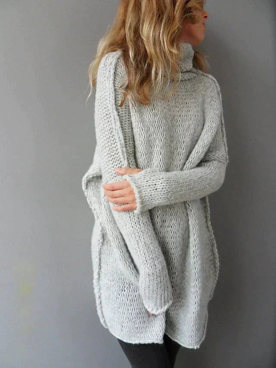 Valerie | Pull à col roulé surdimensionné et moderne