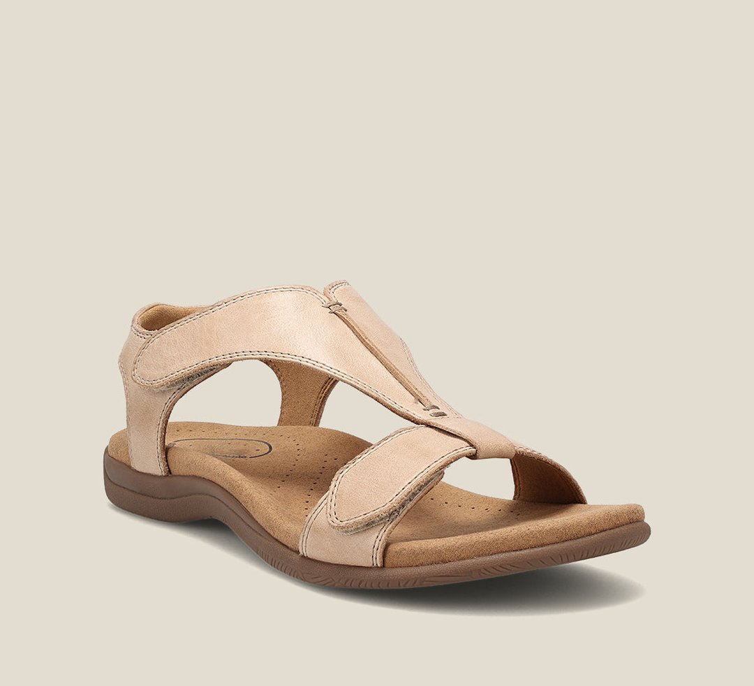 Sandales Avec Bride Réglable À Scratch Et Design À Lanière En T Pour Femmes | Idéal Pour La Saison Chaude