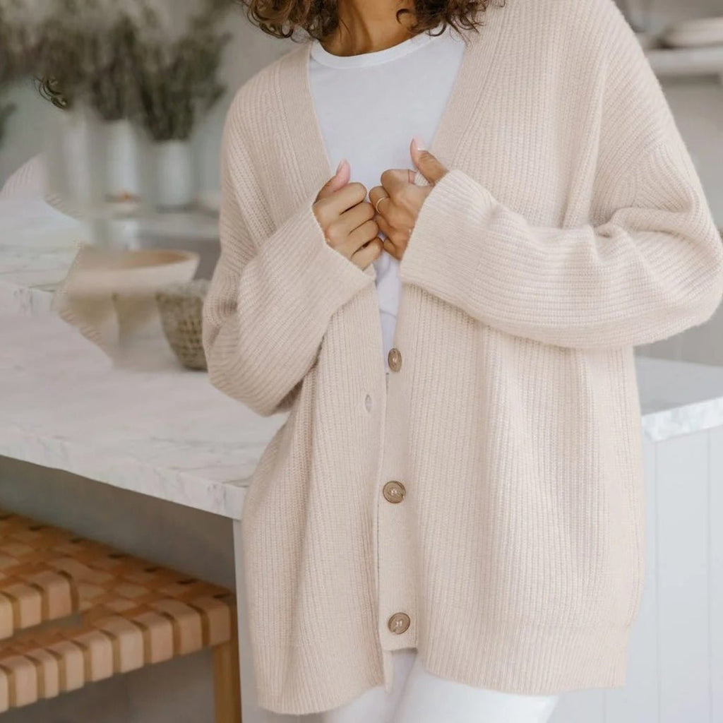 Sophia | Veste en Tricot Oversize Confortable et Élégante