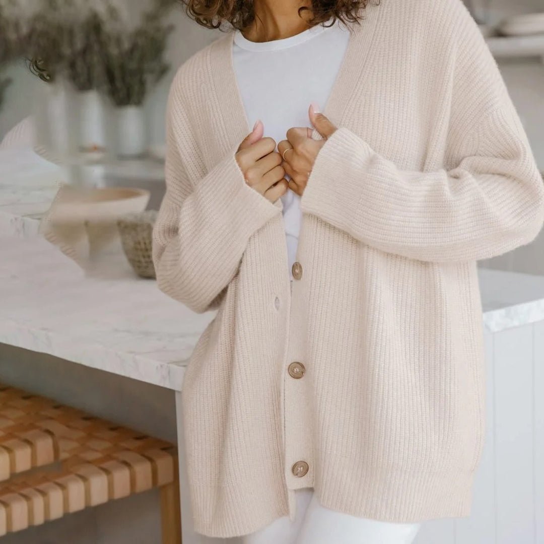 Sophia | Veste en Tricot Oversize Confortable et Élégante