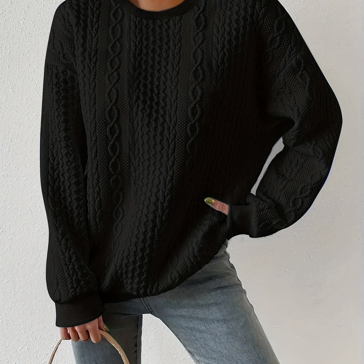 Hannah | Pull en Câble Classique et Confortable pour Femmes