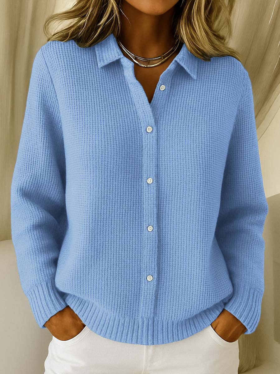 Renate - Gilet Élégant Oversized à Boutons