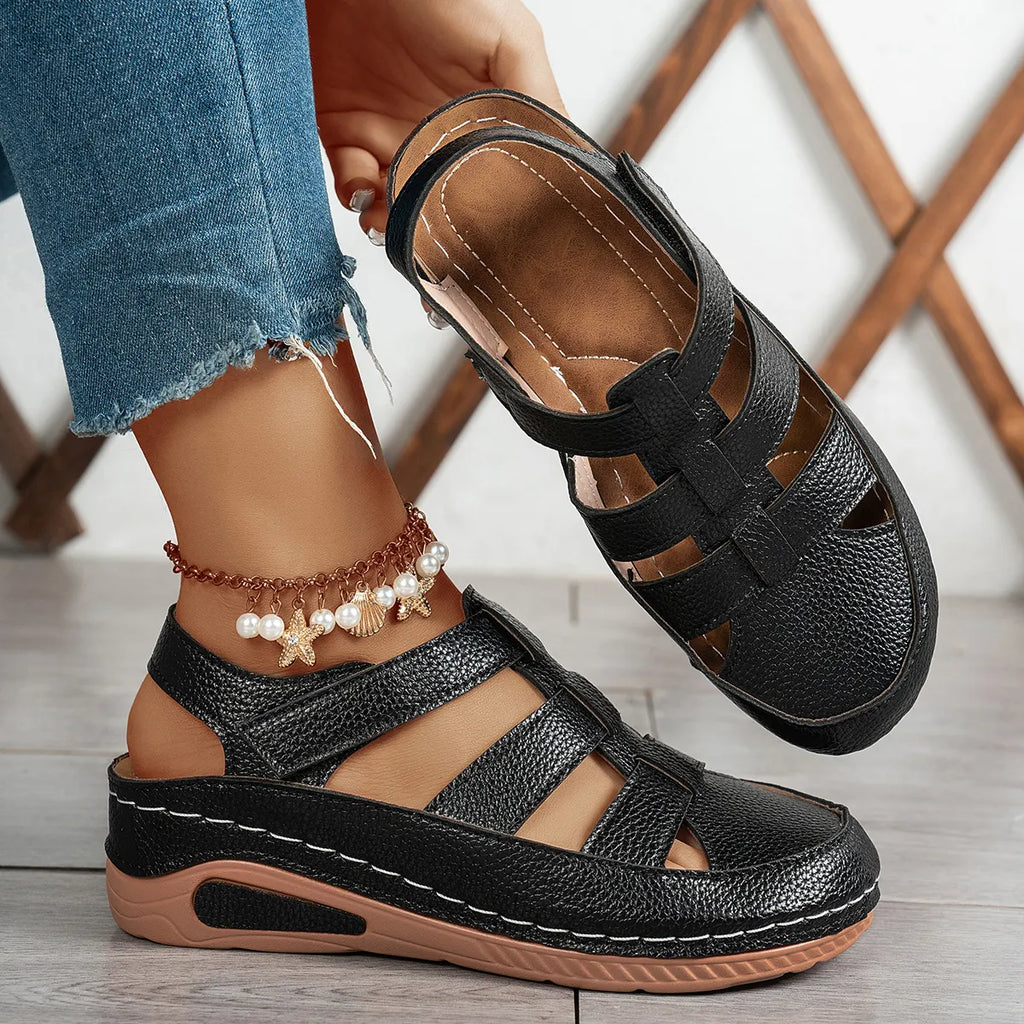 Soralia | Sandales pour femmes à la mode avec semelle de soutien