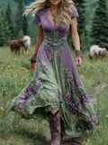 Mavis™ – Robe Maxi Florale Élégante