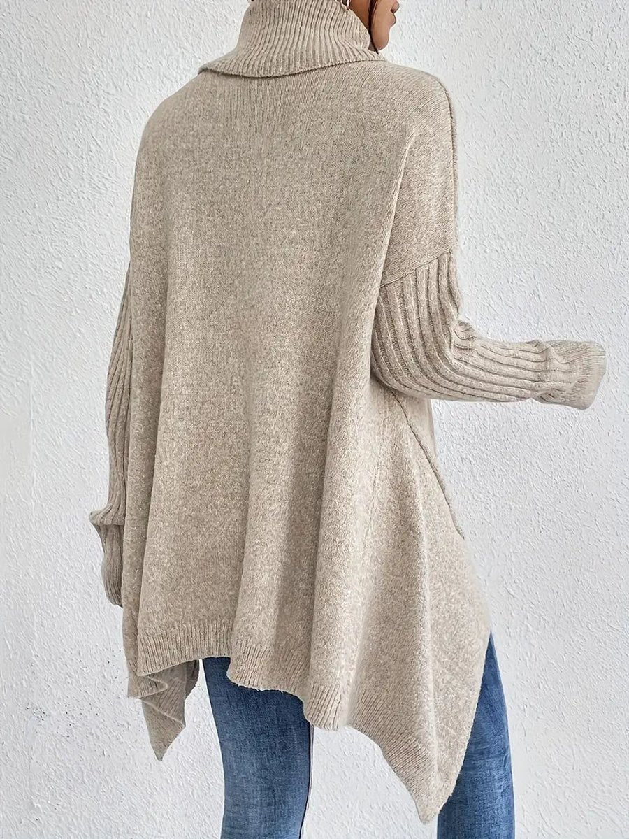 Lily | Pull à col roulé oversize confortable