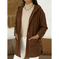 Amelia | Trench-coat à capuche doux et élégant