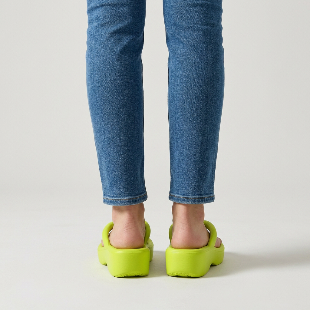 Etheal | Tongs confortables avec semelle compensée
