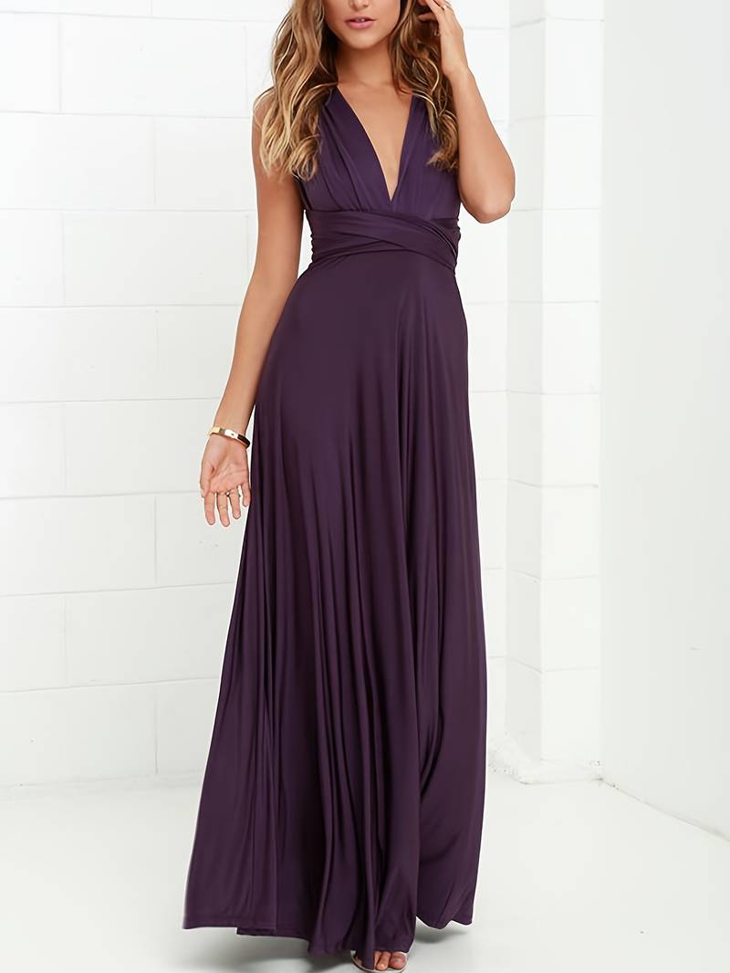 Robe Longue Convertible Pour Femmes | Idéale Pour Mariages Et Événements Formels