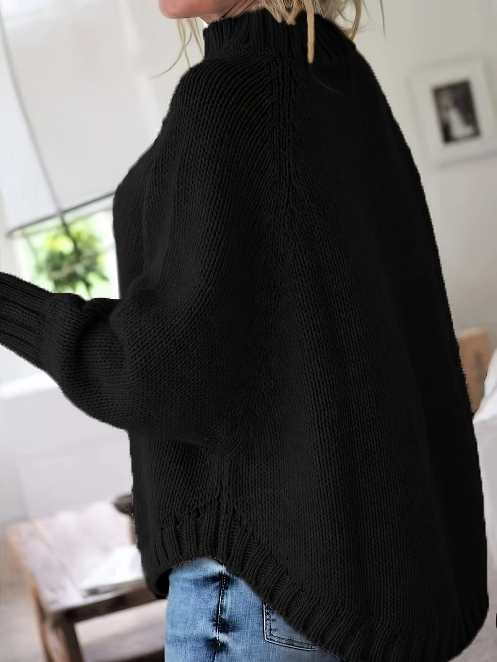 Nora | Pull en tricot doux et élégant avec col roulé