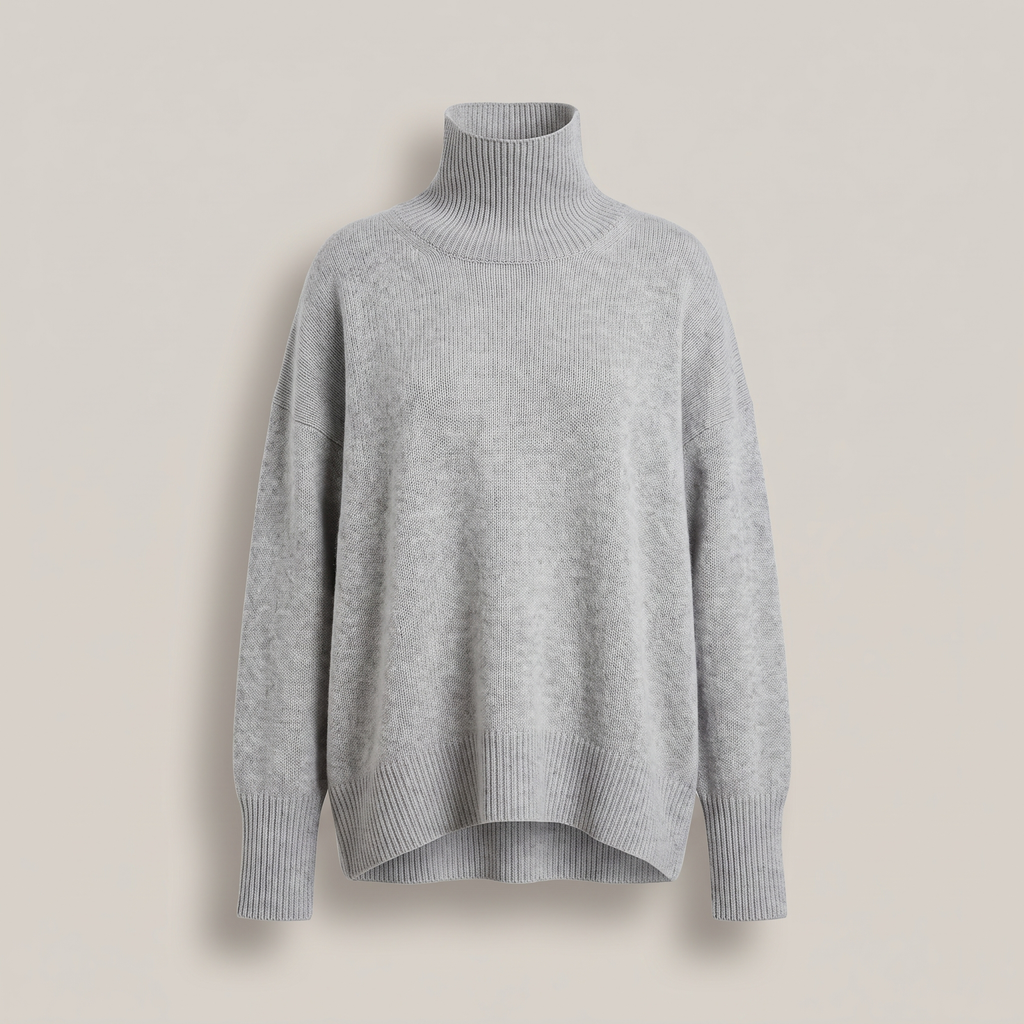 Sienna | Pull à col roulé oversized décontracté et luxueux pour femmes