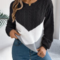 Noreen | Pull en Maille Bicolore