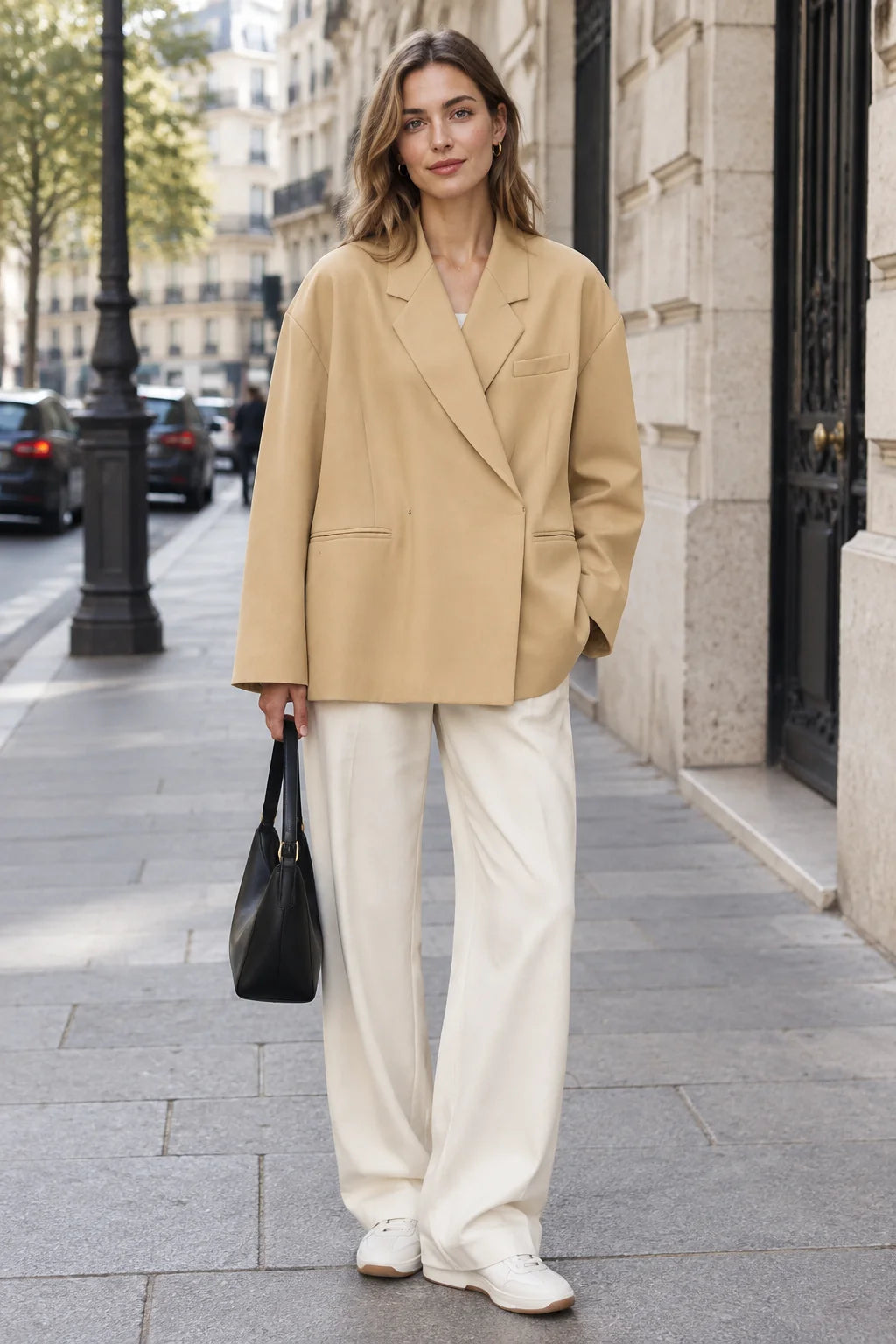 Blazer à Coupe Détendue pour un Style Quotidien Sans Effort
