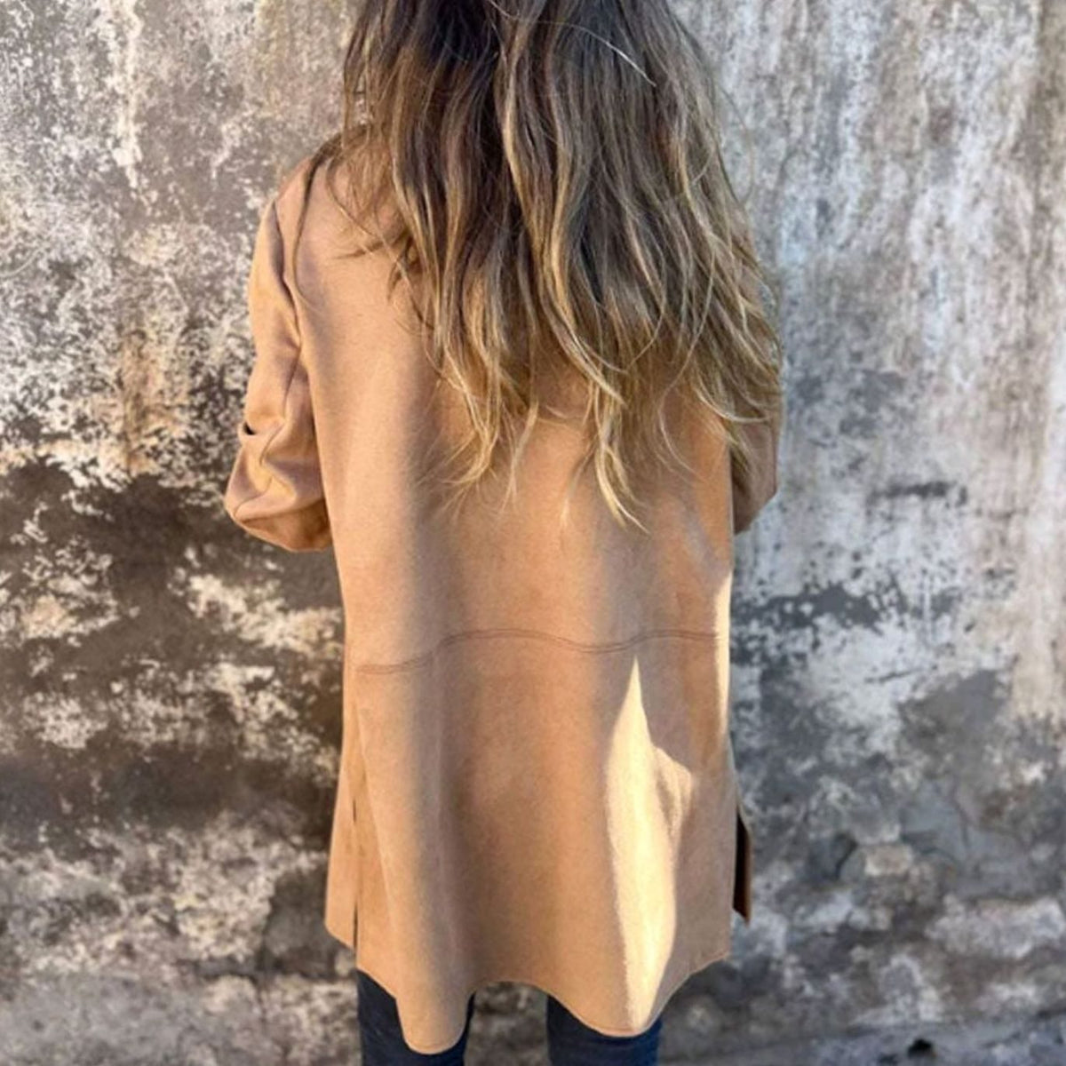 Amelie | Manteau élégant pour femmes, col revers long, veste de transition
