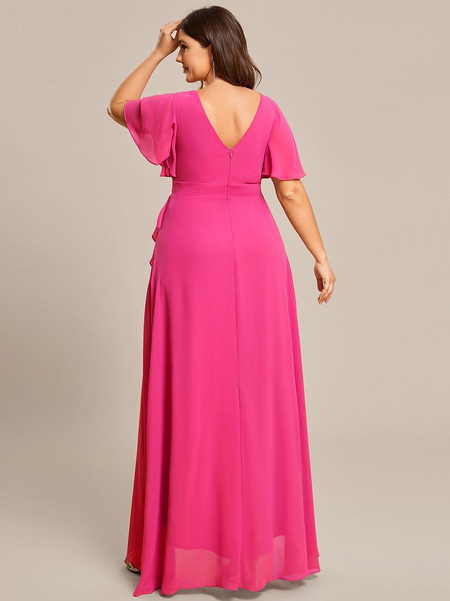 Moreeza | Robe de demoiselle d'honneur fluide en chiffon