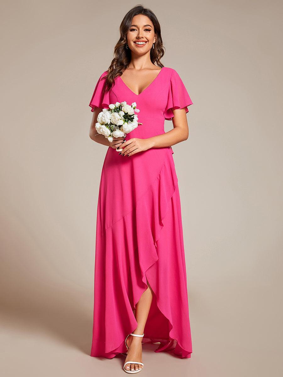 Moreeza | Robe de demoiselle d'honneur fluide en chiffon