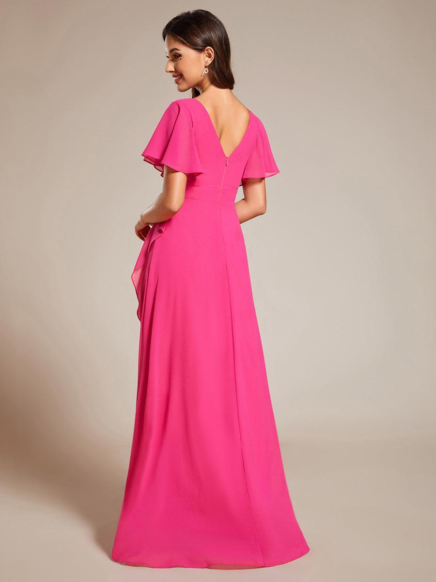Moreeza | Robe de demoiselle d'honneur fluide en chiffon