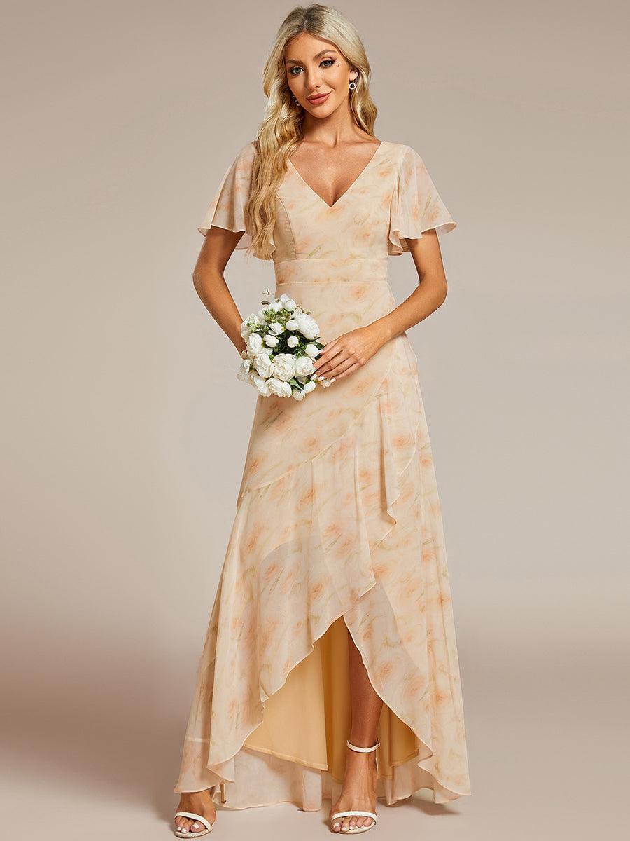 Moreeza | Robe de demoiselle d'honneur fluide en chiffon