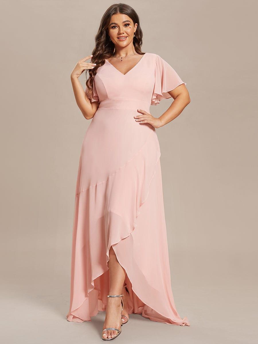 Moreeza | Robe de demoiselle d'honneur fluide en chiffon