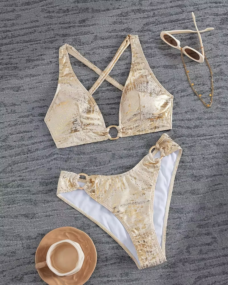 Bikini Design avec Boucle en Métal