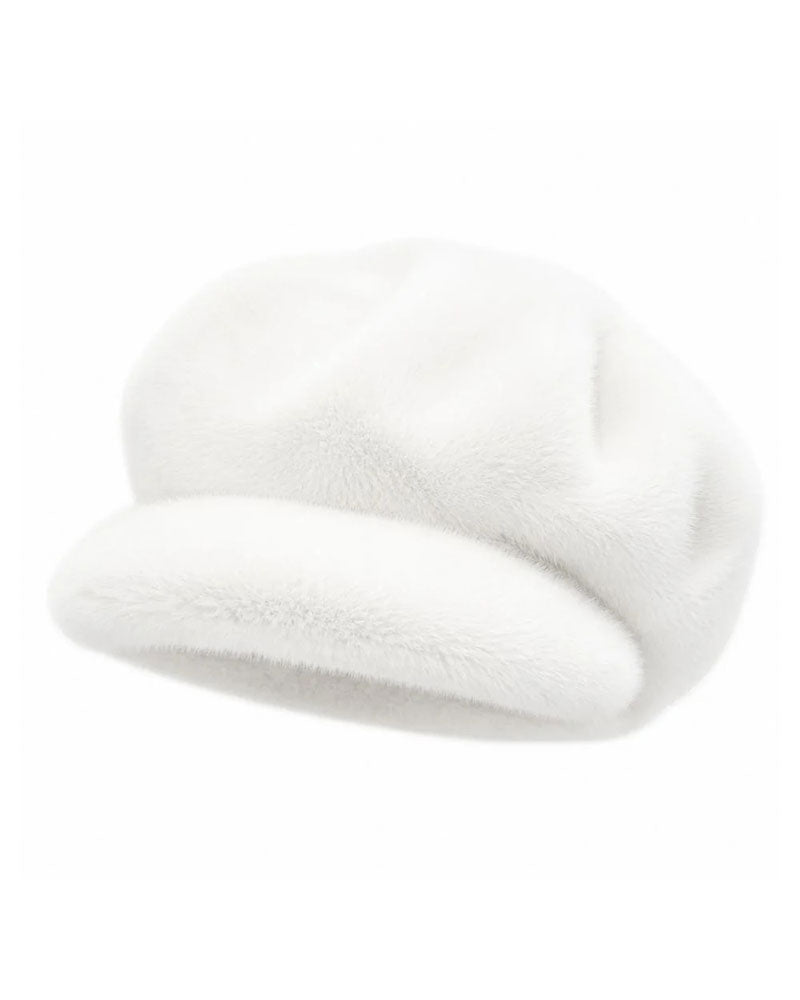Chapeau Nuage en Fausse Fourrure