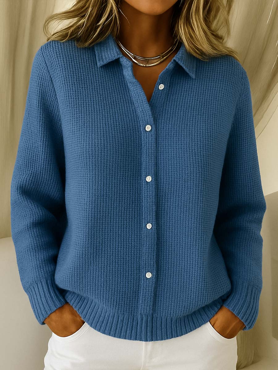 Renate - Gilet Élégant Oversized à Boutons