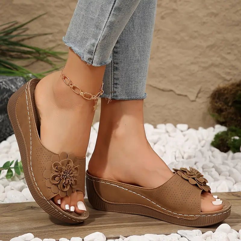 Belle™ - Sandales orthopédiques avec motif floral
