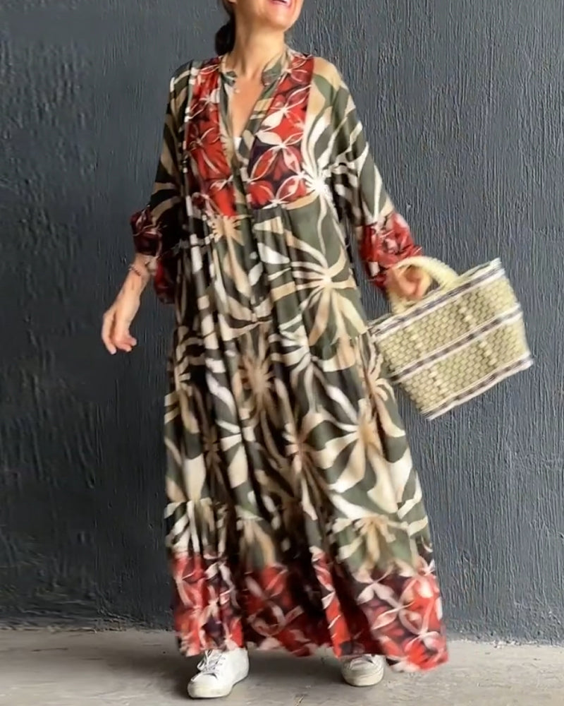 Robe de Vacances Imprimée Légère