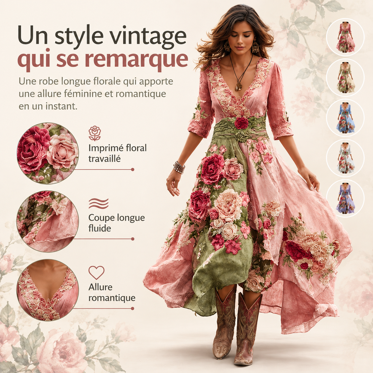 Robe inspirée vintage