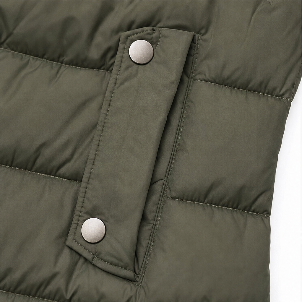 Amelie | Gilet Puffer Long Élégant et Polyvalent pour Femmes