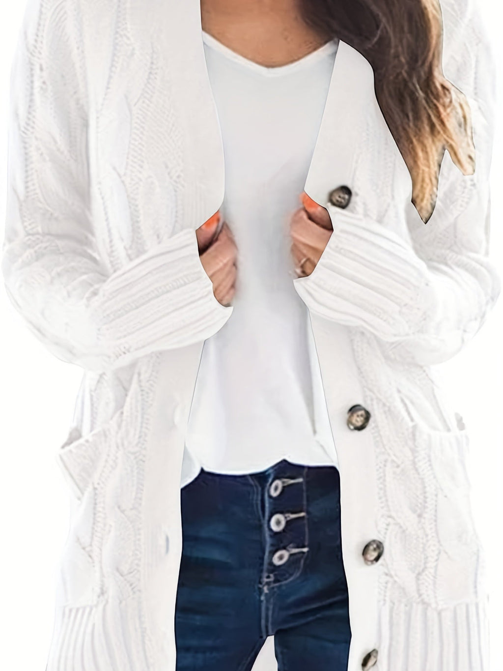 VESTE TRICOTÉE ÉLÉGANTE POUR FEMMES
