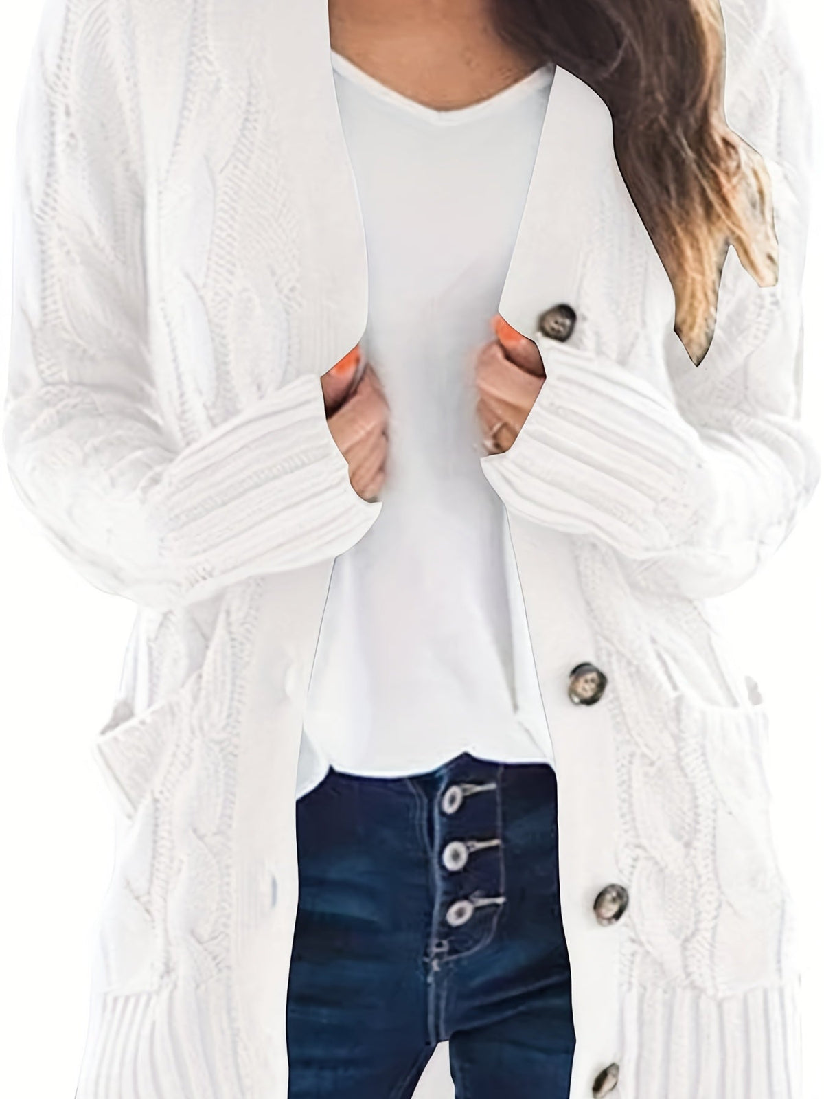 VESTE TRICOTÉE ÉLÉGANTE POUR FEMMES