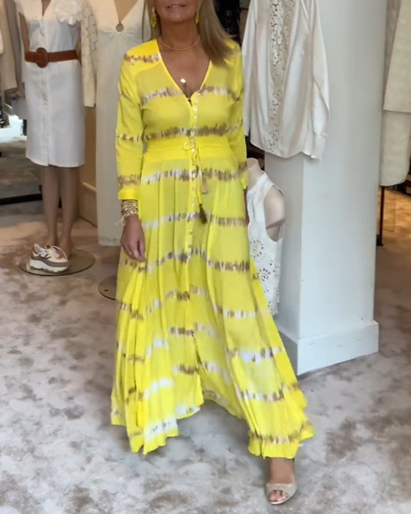 Robe longue élégante de commute pour femmes