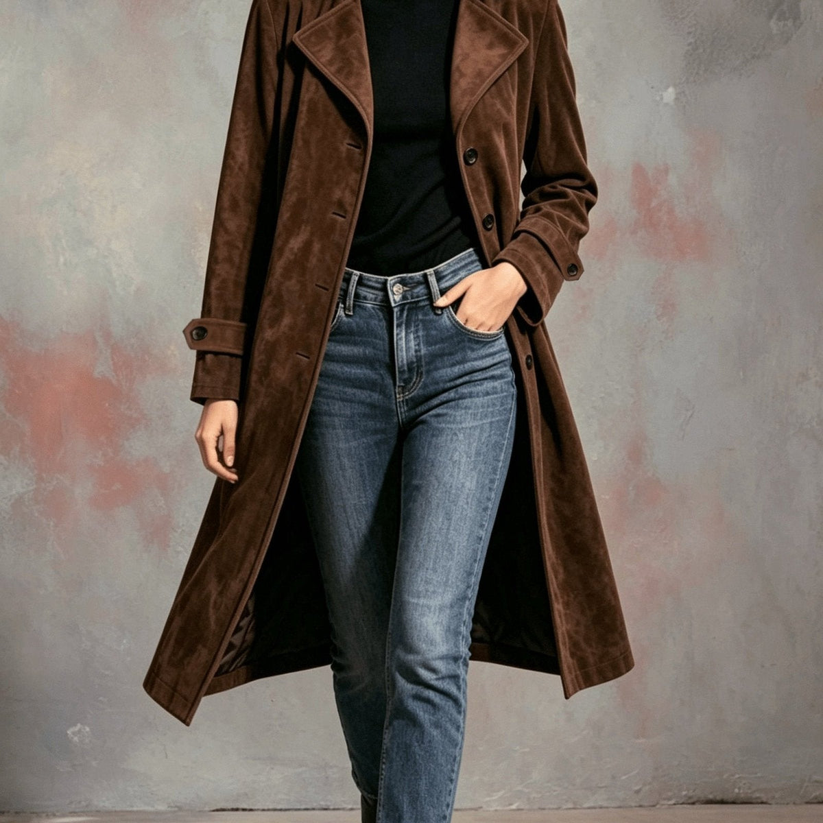 Freya | Trench-coat long classique et polyvalent