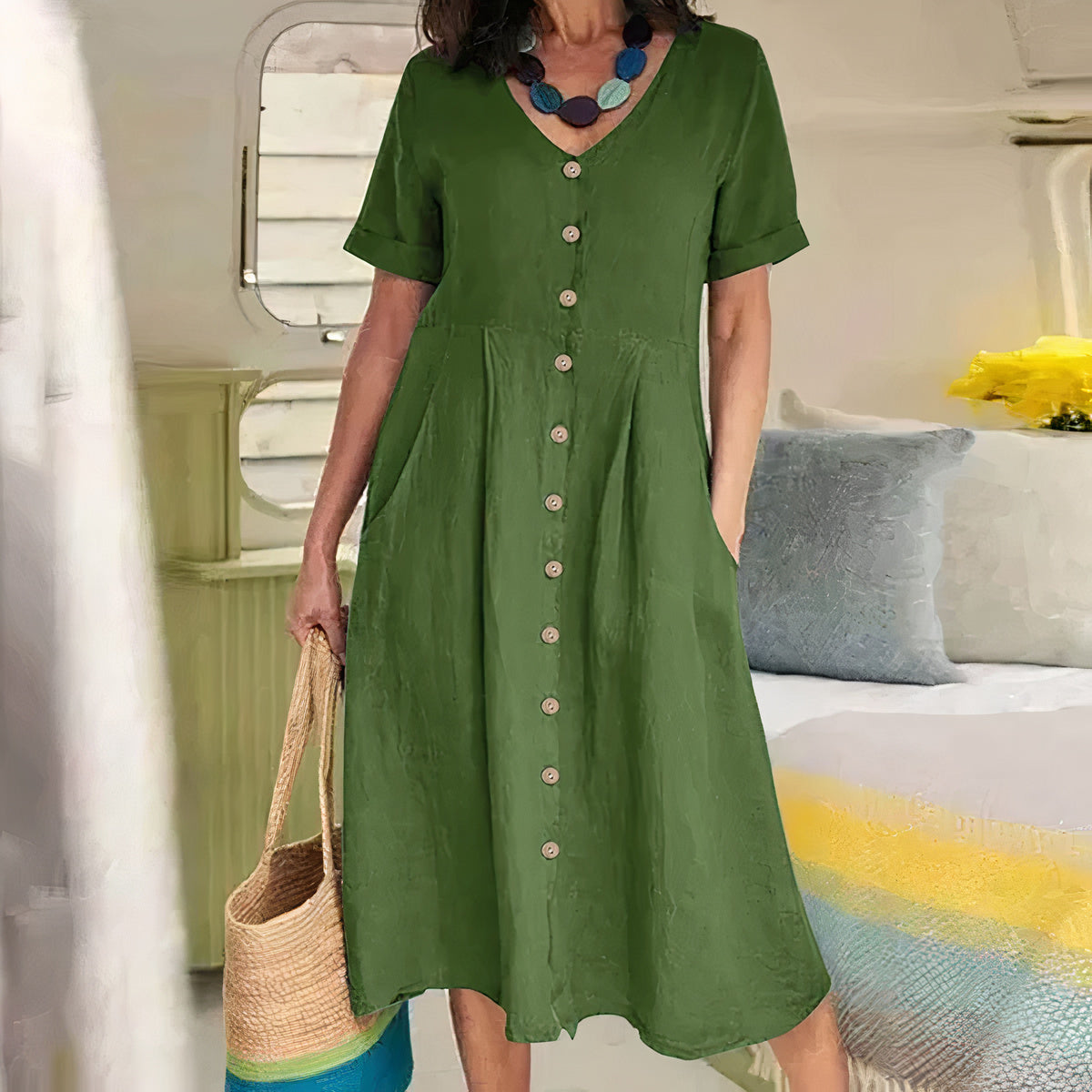Briar - Robe à boutons sans effort