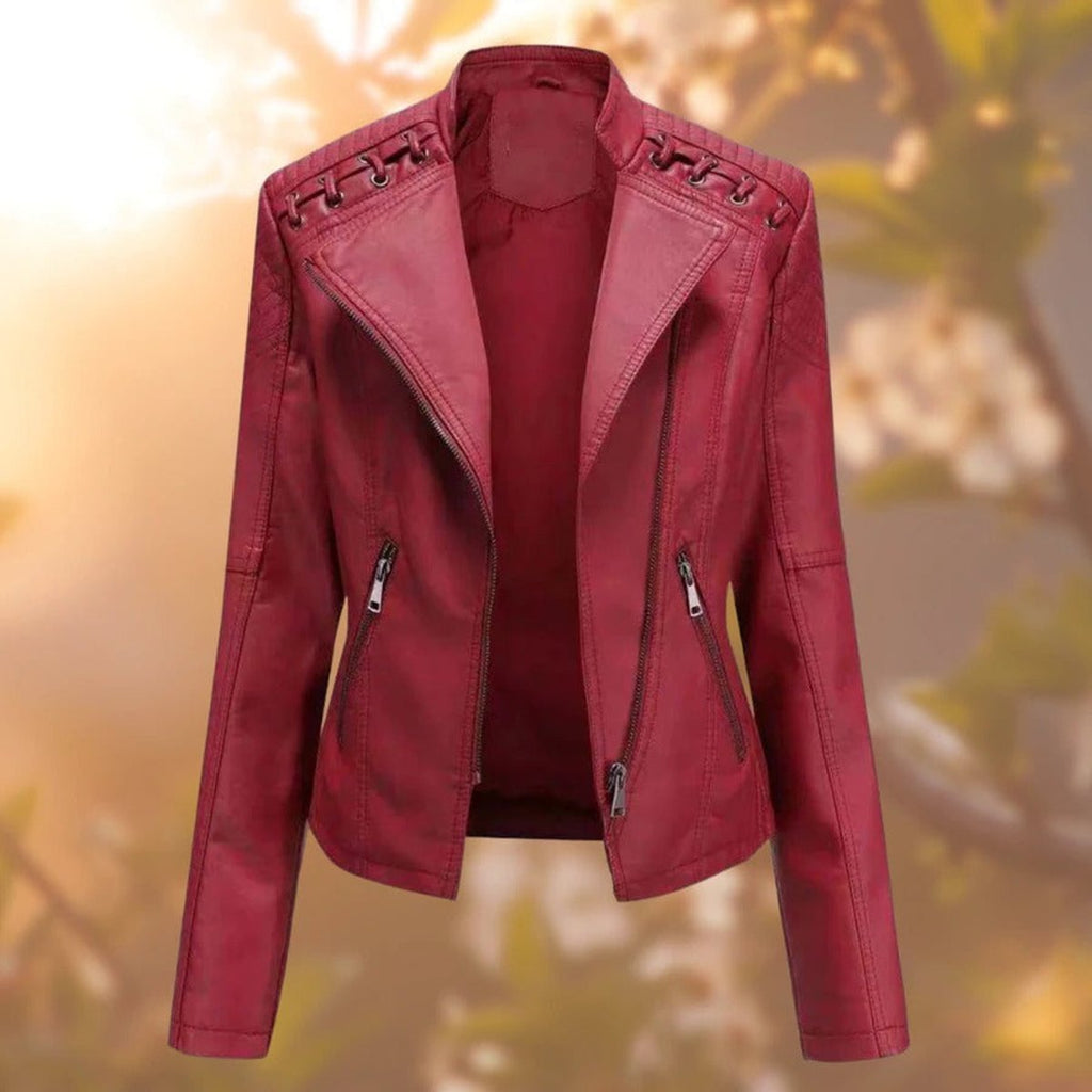 Isabelle | Veste en cuir pour femmes élégante et moderne
