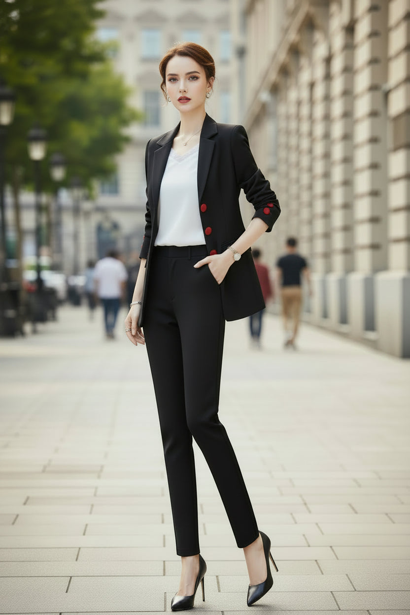 Ensemble de Tailleur Pantalon Doux