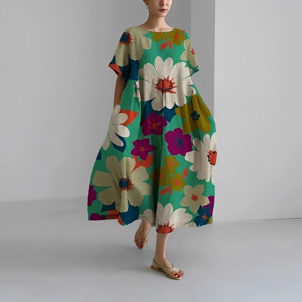Amalia™ - Magnifique robe fleurie pour femmes